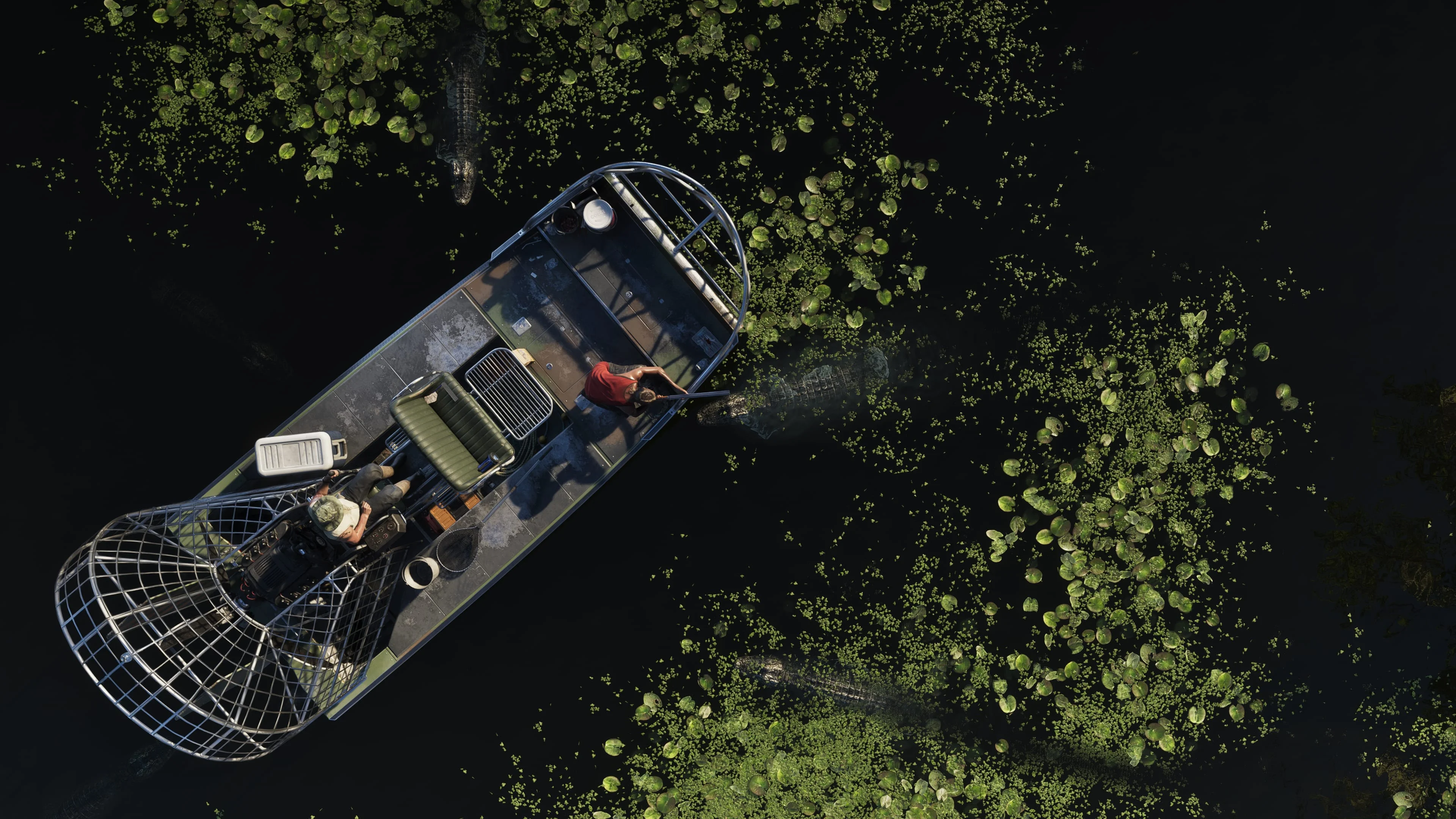 Airboat Through Gator Country